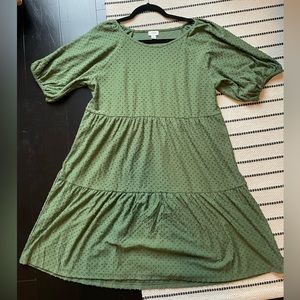 J. Crew Size Large Green Dress